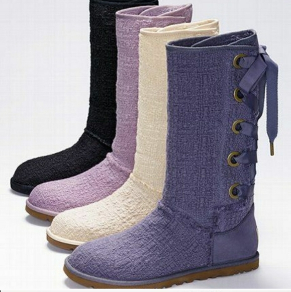 FINAL PRICE! UGGs Lavender Heirloom Boots - Picture 2 of 5